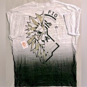 American fighter rare gold pride double sided shirt